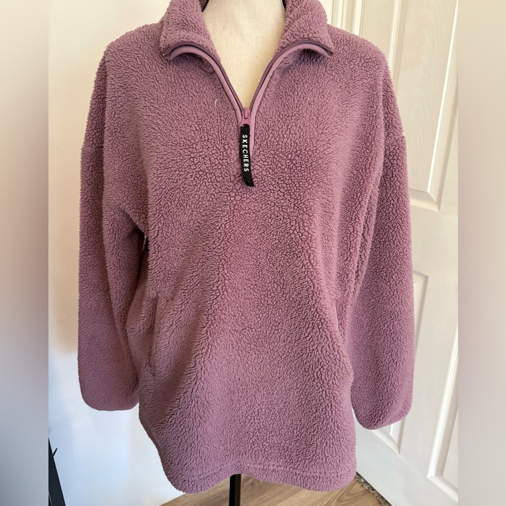 Skechers Women's Mauve Teddy Jacket